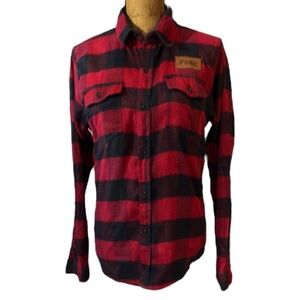 Blue 84 Willett Distillery plaid button down shirt Men’s size small | j5